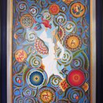 «Անահիտ աստվածուհի» դեկորատիվ գեղանկարչություն, 111x78 (Հարությունյան Վանուհի, ղեկ.՝ Մխիթարյան Ք.)