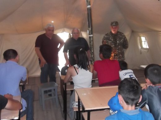 ԵՊՀ ԻՄ-ի ներկայացուցիչների հերթական այցը  պատանի երկրապահների ճամբար