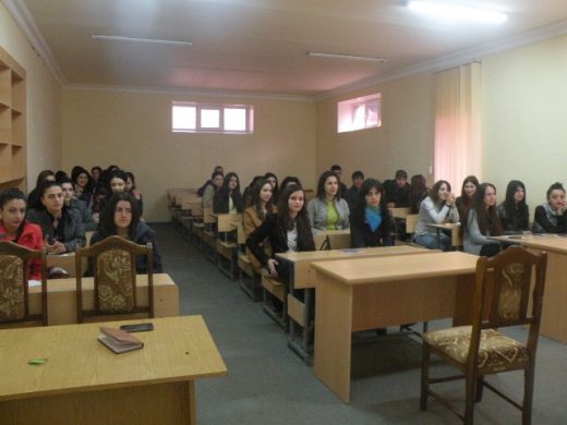 Կայացավ «Դասավանդի՛ր, Հայաստան» ծրագրի ներկայացուցիչների  հերթական հանդիպումը ուսանողների հետ