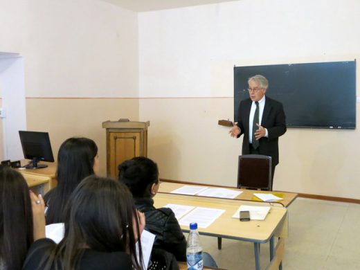 Ֆրանսիայի Պոլ Վալերի համալսարանի դասախոսների այցը  ԵՊՀ Իջևանի մասնաճյուղ