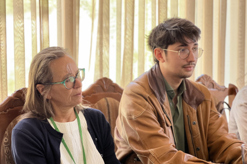 Հայաստանում Ֆրանսիայի դեսպանատան աշխատակիցների և ֆրանսիացի կամավորի հետ հանդիպում ԵՊՀ ԻՄ-ում